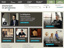 Tablet Screenshot of managerinprogress.com